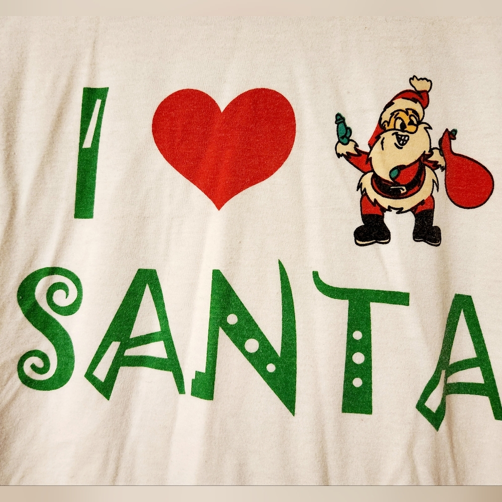 Unisex "I love Santa" Christmas Pajamas Size Men's Medium other sizes available - Picture 2 of 4